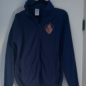 Disney Men's Navy Blue Track Jacket